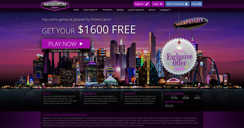 Secure Jackpot City Casino